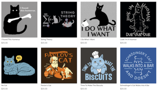 cat themed items