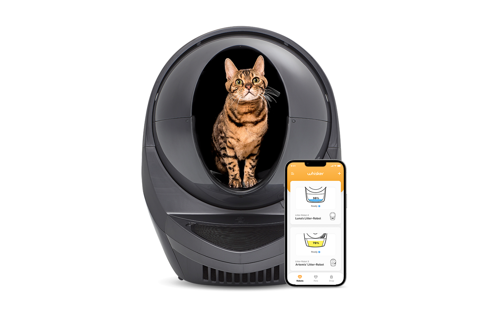 Litter-Robot 3 Connect in grey