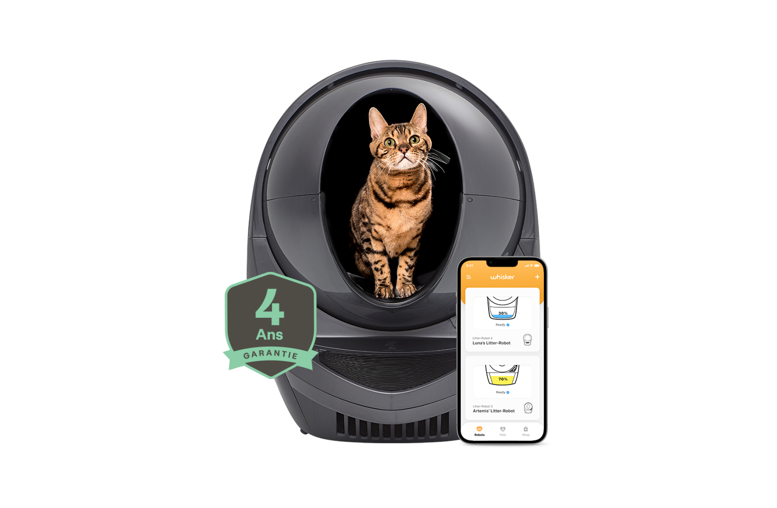 Offre groupée Litter-Robot 3 Connect et Garantie 3 Ans