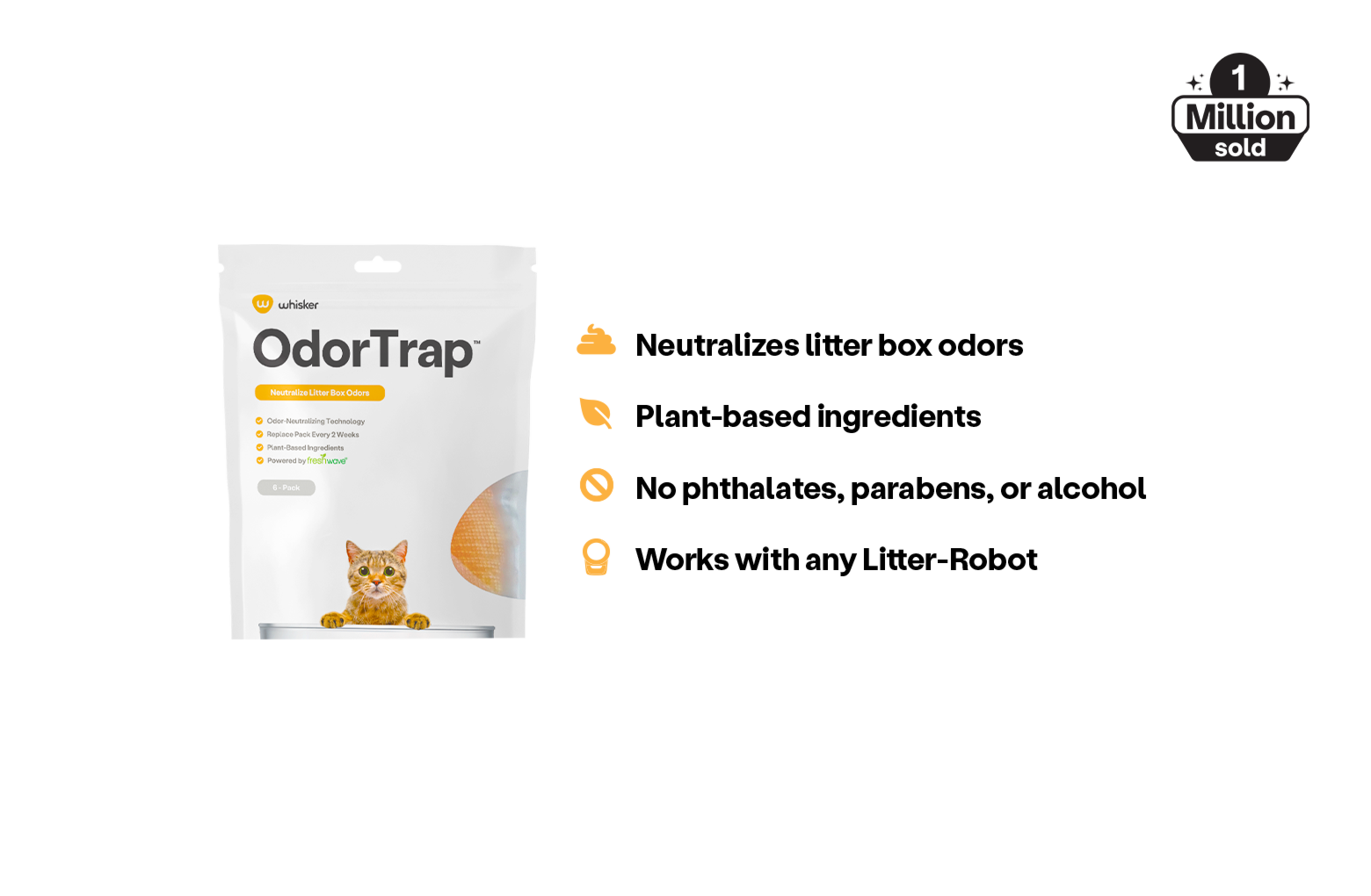 OdorTrap™, paquet de 6