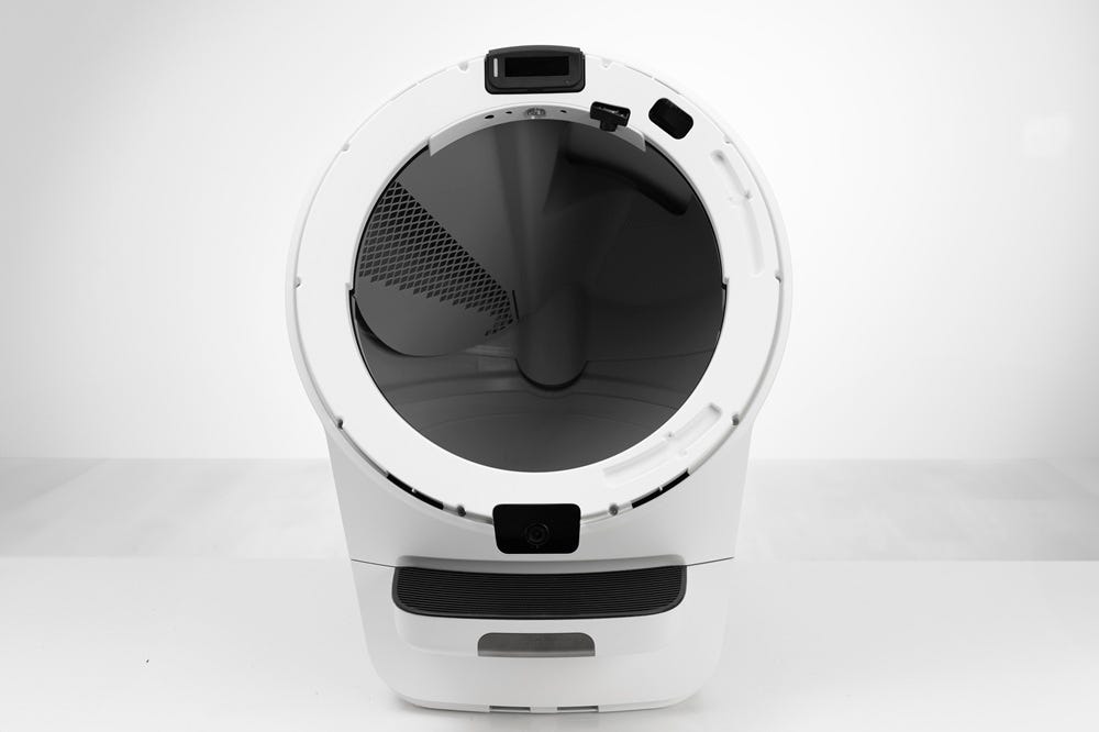Litter-Robot from front with bezel removed