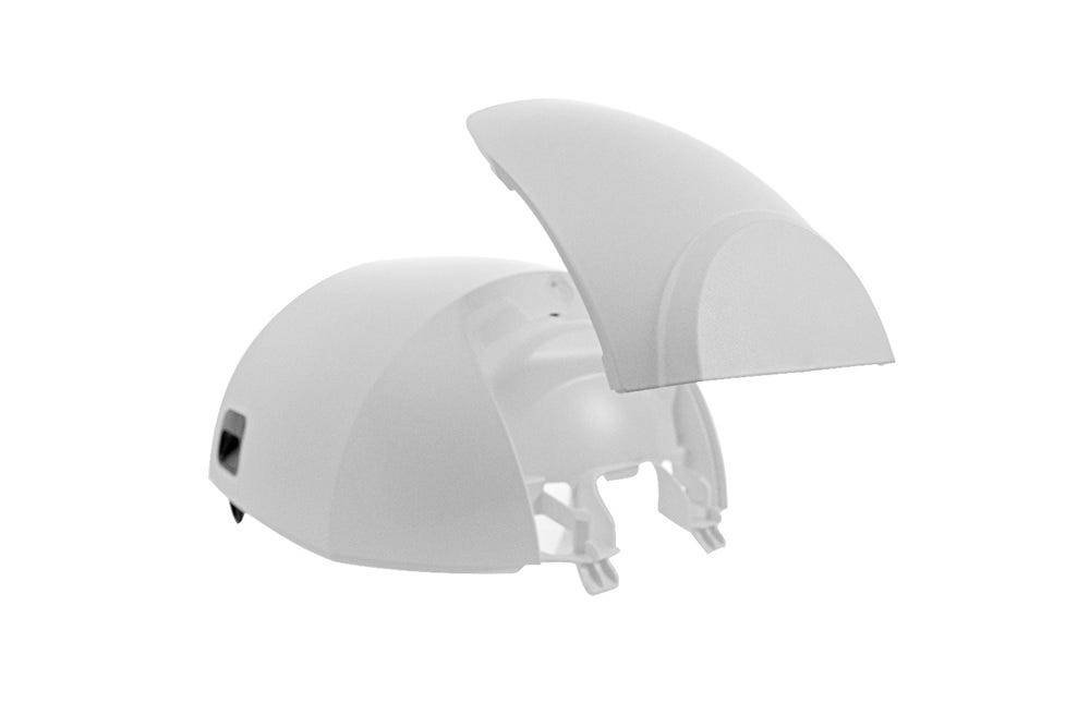 Litter-Robot 5 plate removing from back of bonnet