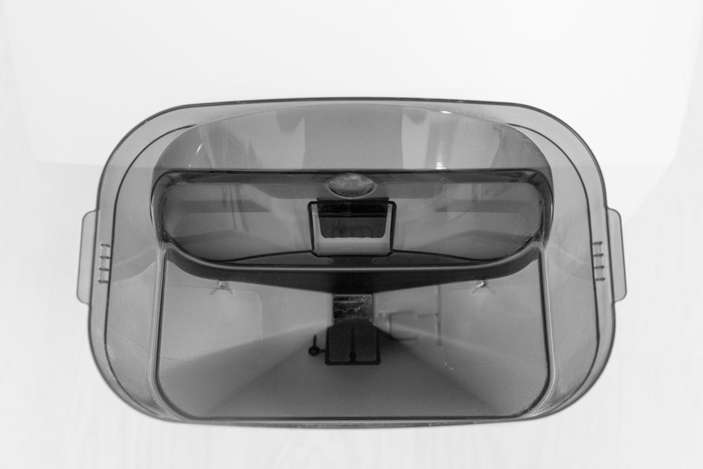 Empty LitterHopper from the top with lid removed