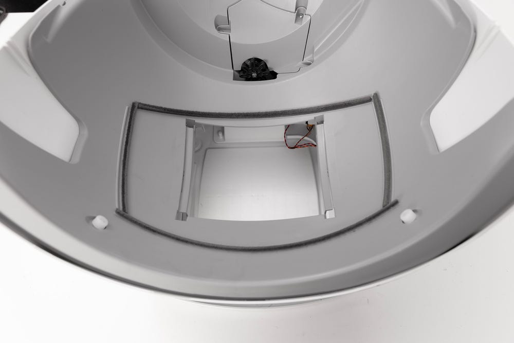 Litter-Robot base with waste drawer removed