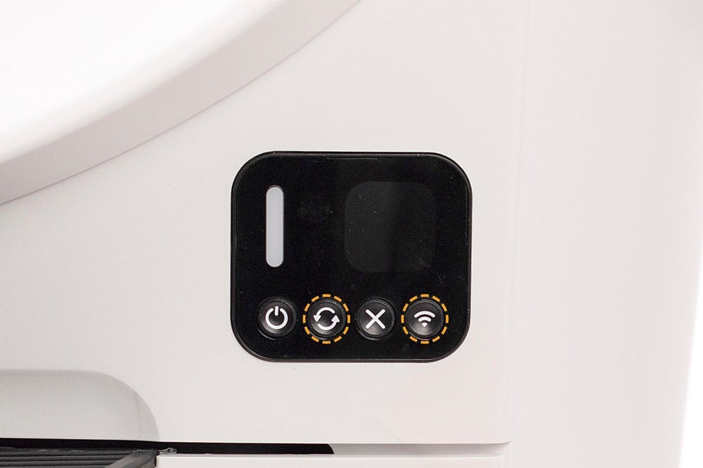 Cycle and Connect buttons on control panel